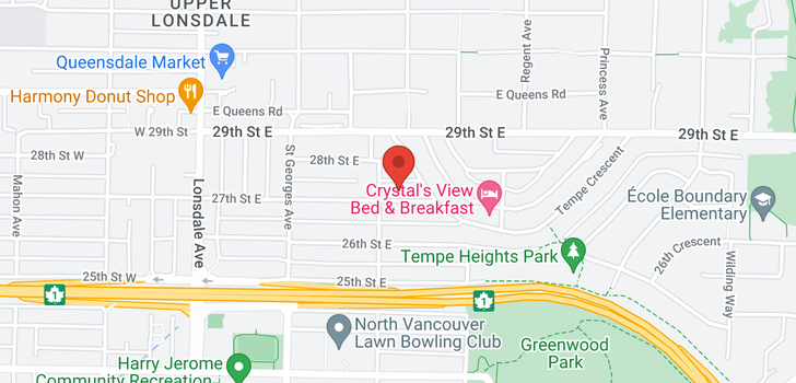 map of 312 E 27TH STREET